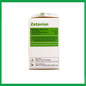Nhà Thuốc Thành Hương - Thuốc Zetavian điều trị dị ứng da, viêm mũi dị ứng, các chứng viêm mắt (20 gói) 2 Nhà Thuốc Thành Hương - Smart pharma 2025 04 17T192521.825