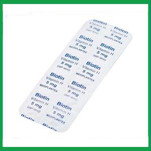 Nhà Thuốc Thành Hương - Viên nén Biotin 5mg rụng tóc, viêm da bong, thiếu hụt vitamin H (2 vỉ x 10 viên) 3 Nhà Thuốc Thành Hương - Smart pharma 24 1