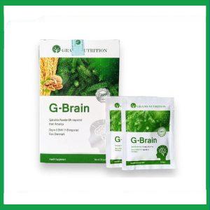 Cốm Trí Não G-Brain 3g Grand Nutrition bổ sung DHA và các vitamin hỗ trợ phát triển não bộ cho trẻ (30 gói)