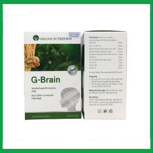 Nhà Thuốc Thành Hương - Cốm Trí Não G-Brain 3g Grand Nutrition bổ sung DHA và các vitamin hỗ trợ phát triển não bộ cho trẻ (30 gói) 1 Nhà Thuốc Thành Hương - Smart pharma 27 1