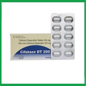Thuốc Cifataze DT 200mg điều trị nhiễm khuẩn (1 vỉ x 10 viên)