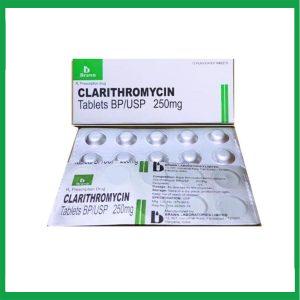 Nhà Thuốc Thành Hương - Thuốc kháng sinh Clarithromycin 250mg Brawn điều trị nhiễm khuẩn hộp 10 viên 1 Nhà Thuốc Thành Hương - Smart pharma 41 1