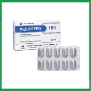 Thuốc kháng sinh Mebicefpo 100 điều trị các trường hợp nhiễm khuẩn