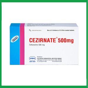 Nhà Thuốc Thành Hương - Thuốc Cezirnate 500mg Uphace điều trị các bệnh do nhiễm khuẩn (2 vỉ x 10 viên) 3 Nhà Thuốc Thành Hương - Smart pharma 53 2