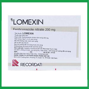 Nhà Thuốc Thành Hương - Viên đặt âm đạo Lomexin 200mg điều trị nhiễm nấm Candida âm hộ - âm đạo (Hộp 1 vỉ x 6 viên) 2 Nhà Thuốc Thành Hương - Smart pharma 60 2