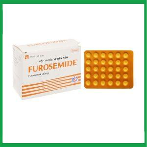 Thuốc Furosemide Mekophar điều trị phù, tăng huyết áp ( Hộp 10 vỉ x 30 viên)