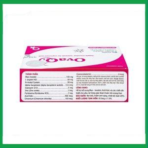 Nhà Thuốc Thành Hương - Viên uống OvaQ1 hỗ trợ bổ sung Myo Inositol, Acid folic và các chất cần thiết cho phụ nữ trước khi mang thai (3 vỉ x 10 viên) 1 Nhà Thuốc Thành Hương - Smart pharma 93
