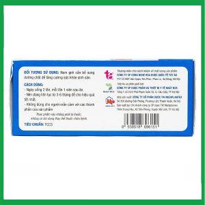 Nhà Thuốc Thành Hương - Viên uống SpermQ Tây Âu tăng cường sức khỏe sinh sản cho nam giới (6 vỉ x 10 viên) 2 Nhà Thuốc Thành Hương - SpermQ 6vix10vien 1