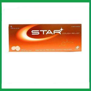 Viên ngậm Star Cough Relief OPV giảm tạm thời triệu chứng ho (2 vỉ x 12 viên)