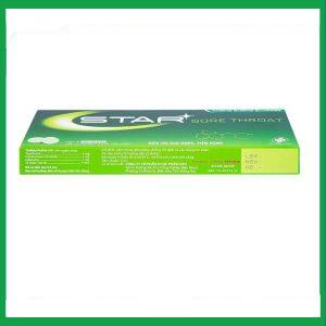 Nhà Thuốc Thành Hương - Viên ngậm Star Sore Throat OPV không đường điều trị đau họng, viêm họng (2 vỉ x 12 viên) 2 Nhà Thuốc Thành Hương - Star sore throat 2