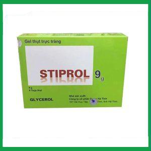 Gel thụt trực tràng Stiprol 9g Hadiphar điều trị táo bón (6 tuýp)