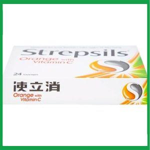 Nhà Thuốc Thành Hương - Viên ngậm Strepsils Orange with Vitamin C điều trị đau họng 3 Nhà Thuốc Thành Hương - Strepsils Orange 2