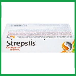 Nhà Thuốc Thành Hương - Viên ngậm Strepsils Orange with Vitamin C điều trị đau họng 2 Nhà Thuốc Thành Hương - Strepsils Orange 3