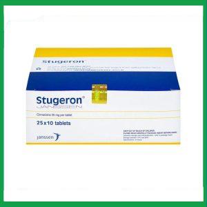 Thuốc Stugeron Janssen điều trị rối loạn tuần hoàn não (25 vỉ x 10 viên)