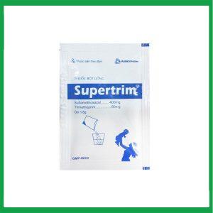 Nhà Thuốc Thành Hương - Thuốc Supertrim Agimexpharm điều trị viêm đường hô hấp, nhiễm khuẩn đường tiết niệu, sinh dục và đường tiêu hóa (Hộp 30 gói) 2 Nhà Thuốc Thành Hương - Supertrim 480mg 1