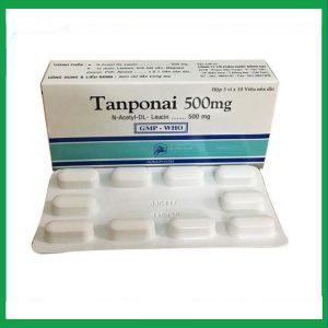 Thuốc Tanponai 500mg DoNaiPharm điều trị triệu chứng chóng mặt (2 vỉ x 10 viên)