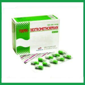 Thuốc Terpin - Dextromethorphan Hadiphar trị ho, long đàm (10 Vỉ x 10 Viên)