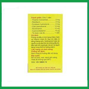 Nhà Thuốc Thành Hương - Thuốc Vitamin B.Vitab B12 Danapha phòng và điều trị tình trạng thiếu Calci và Vitamin B (100 viên) 1 Nhà Thuốc Thành Hương - Thiet ke chua co ten 16