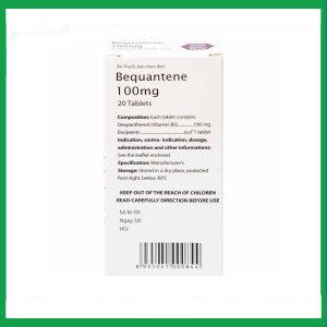 Nhà Thuốc Thành Hương - Thuốc Bequantene 100mg Mediplantex điều trị chứng rụng tóc lan tỏa (2 vỉ x 10 viên) 5 Nhà Thuốc Thành Hương - Thiet ke chua co ten 7