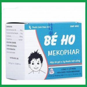 Thuốc Bé Ho Mekophar giảm ho do cảm lạnh, cúm