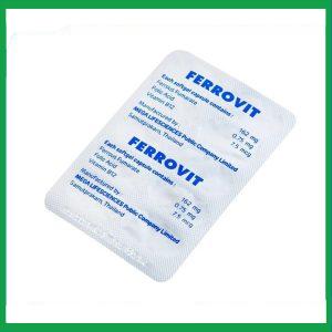 Nhà Thuốc Thành Hương - Thuốc Ferrovit MEGA We care điều trị thiếu máu do thiếu sắt (5 vỉ x 10 viên) 4 Nhà Thuốc Thành Hương - Thuoc Ferrovit4