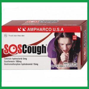 Thuốc SOSCough điều trị ho khan, ho do kích ứng