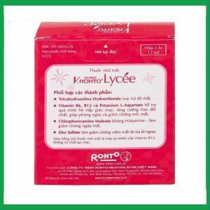Nhà Thuốc Thành Hương - Thuoc nho mat V.Rohto Lycee 13ml dieu tri do mat ngua mat moi mat 3