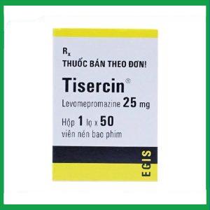 Thuốc Tisercin 25mg điều trị loạn thận (1 lọ x 50 viên)