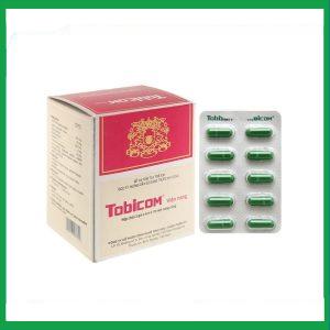 Thuốc Tobicom ICA hỗ trợ điều trị mỏi mắt, đau nhức mắt (3 gói x 6 vỉ x 10 viên)