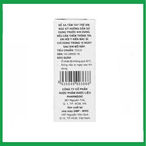 Nhà Thuốc Thành Hương - Dung dịch nhỏ mắt Tobrafar 0.3% trị nhiễm khuẩn mắt lọ 5ml 2 Nhà Thuốc Thành Hương - Tobrafar Lo 5ml1