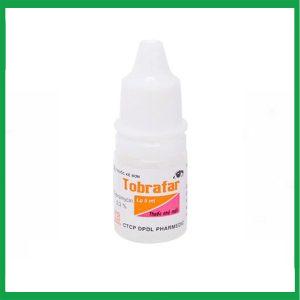 Nhà Thuốc Thành Hương - Dung dịch nhỏ mắt Tobrafar 0.3% trị nhiễm khuẩn mắt lọ 5ml 1 Nhà Thuốc Thành Hương - Tobrafar Lo 5ml2
