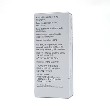 Trajenta-5mg-Boehringer-1.webp Nhà Thuốc Thành Hương - Trajenta 5mg Boehringer 1