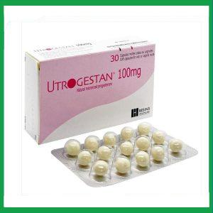 Thuốc Utrogestan 100mg bổ sung nội tiết tố trong bệnh lý sản phụ khoa (2 vỉ x 15 viên)