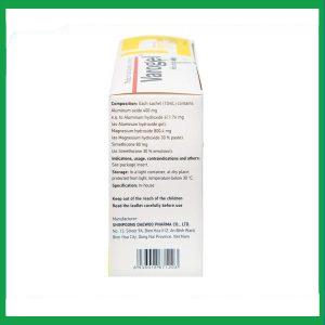 Nhà Thuốc Thành Hương - Hỗn dịch uống Varogel Shinpoong Deawoo điều trị viêm loét dạ dày, tá tràng (20 gói x 10ml) 2 Nhà Thuốc Thành Hương - Varogel 2