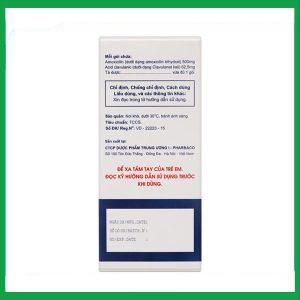 Nhà Thuốc Thành Hương - Thuốc bột pha hỗn dịch uống Vigentin 500mg/62,5mg Pharbaco điều trị nhiễm khuẩn (12 gói x 2g) 1 Nhà Thuốc Thành Hương - Vigentin 2