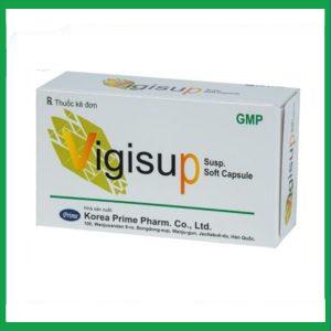 Viên đặt âm đạo Vigisup điều trị nhiễm trùng âm đạo và cổ tử cung (2 vỉ x 6 viên)