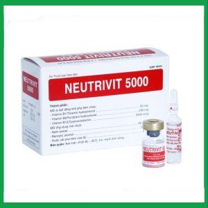 Bột pha tiêm Neutrivit 5000 điều trị viêm thần kinh (4 cặp)