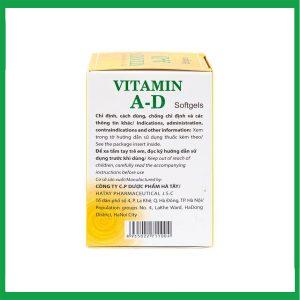 Nhà Thuốc Thành Hương - Thuốc Vitamin A-D Hataphar phòng và điều trị thiếu Vitamin A và D (100 viên) 1 Nhà Thuốc Thành Hương - Vitamin AD Ha tay 2
