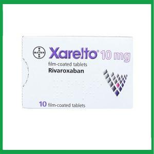 Thuốc Xarelto 10mg Bayer phòng ngừa thuyên tắc huyết khối tĩnh mạch (1 vỉ x 10 viên)