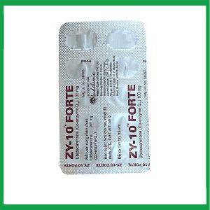 Nhà Thuốc Thành Hương - Thuốc Zy-10 Forte 100mg Y-Med điều trị bệnh suy tim xung huyết, thiếu hụt coenzym Q10 (3 vỉ x 10 viên) 2 Nhà Thuốc Thành Hương - Zy 10 Forte1