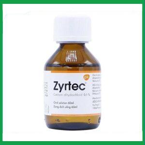 Nhà Thuốc Thành Hương - Dung dịch uống Zyrtec GSK giảm viêm mũi dị ứng, mày đay (60ml) 1 Nhà Thuốc Thành Hương - Zyrtec 2