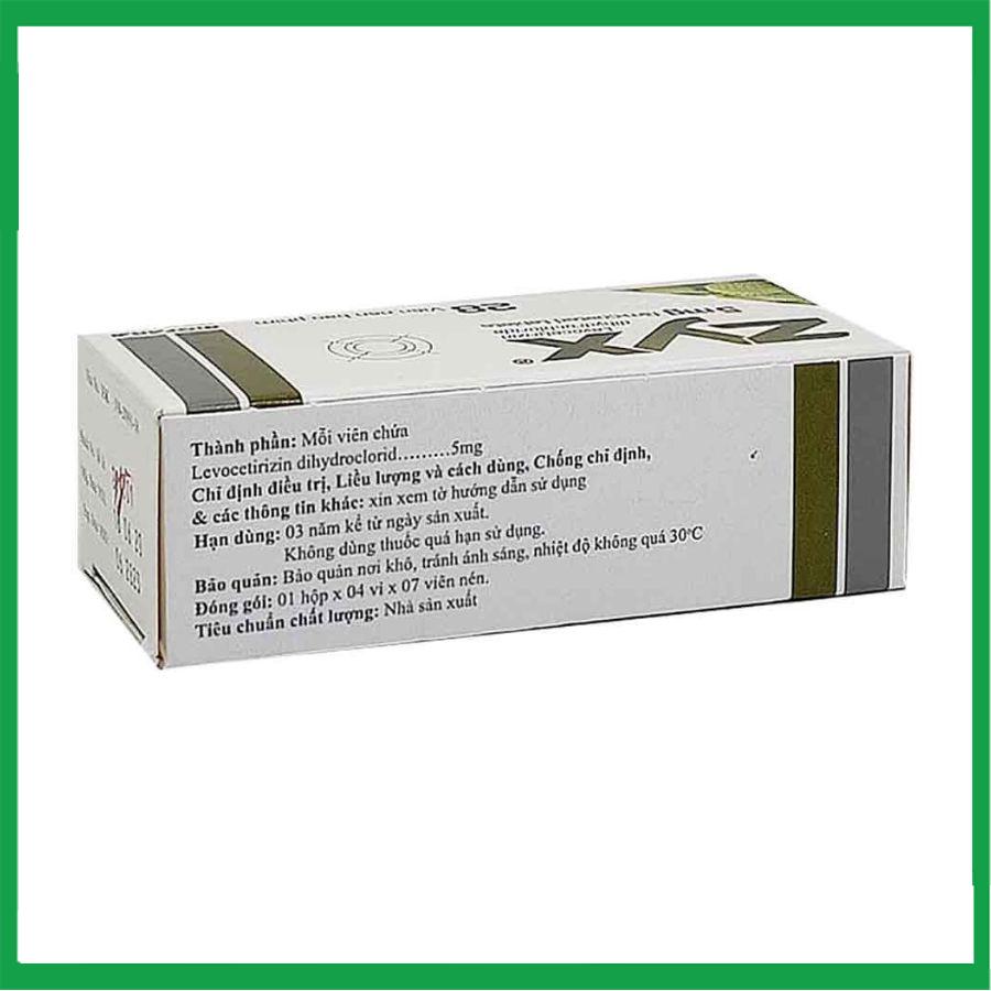 Zyx-5mg2.jpg Nhà Thuốc Thành Hương - Zyx 5mg2