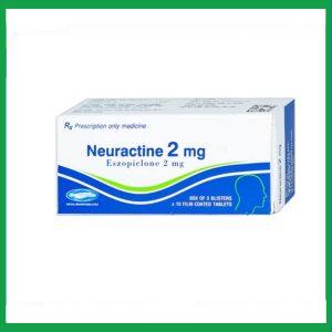 Thuốc Neuractine 2mg điều trị chứng mất ngủ (3 vỉ x 10 viên)