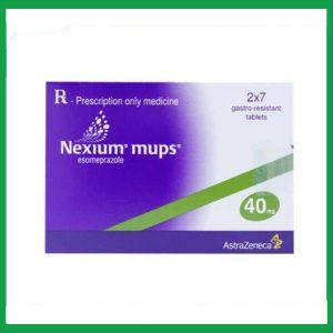 Viên nén Nexium Mups 40mg điều trị trào ngược dạ dày - thực quản, loét dạ dày (2 vỉ x 7 viên)