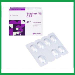 Thuốc Stadnex 40 CAP điều trị trào ngược dạ dày, thực quản (4 vỉ x 7 viên)