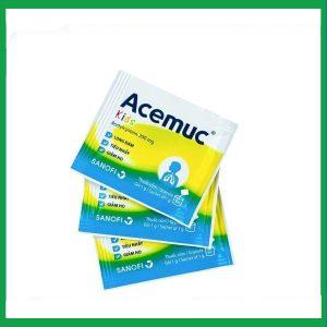 Nhà Thuốc Thành Hương - Thuốc cốm Acemuc Kids 200mg long đàm, tiêu nhầy, giảm ho (30 gói x 1g) 1 Nhà Thuốc Thành Hương - acemuc 2