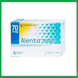 Thuốc Alenta 70mg Getz điều trị loãng xương (1 vỉ x 4 viên)