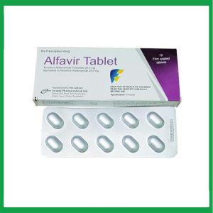 Thuốc Alfavir Tablet Incepta điều trị viêm gan B mạn tính (1 vỉ x 10 viên)