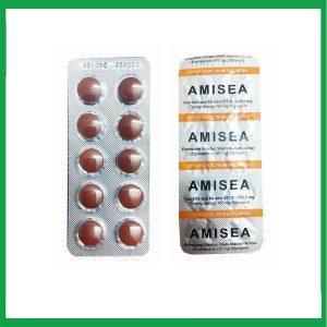 Nhà Thuốc Thành Hương - Thuốc Amisea 167mg Mediplantex hỗ trợ điều trị viêm gan mạn tính, xơ gan (6 vỉ x 10 viên) 1 Nhà Thuốc Thành Hương - amise