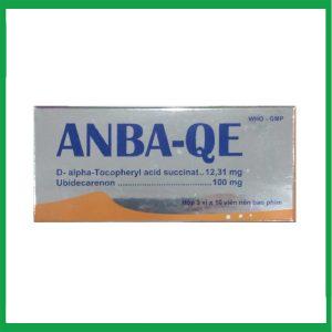 Thuốc Anba-QE Phương Đông điều trị thiểu năng tuần hoàn, thiếu máu cơ tim, tăng huyết áp động mạch (3 vỉ x 10 viên)